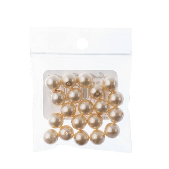 Preciosa Maxima 8mm Glass Nacre Pearls